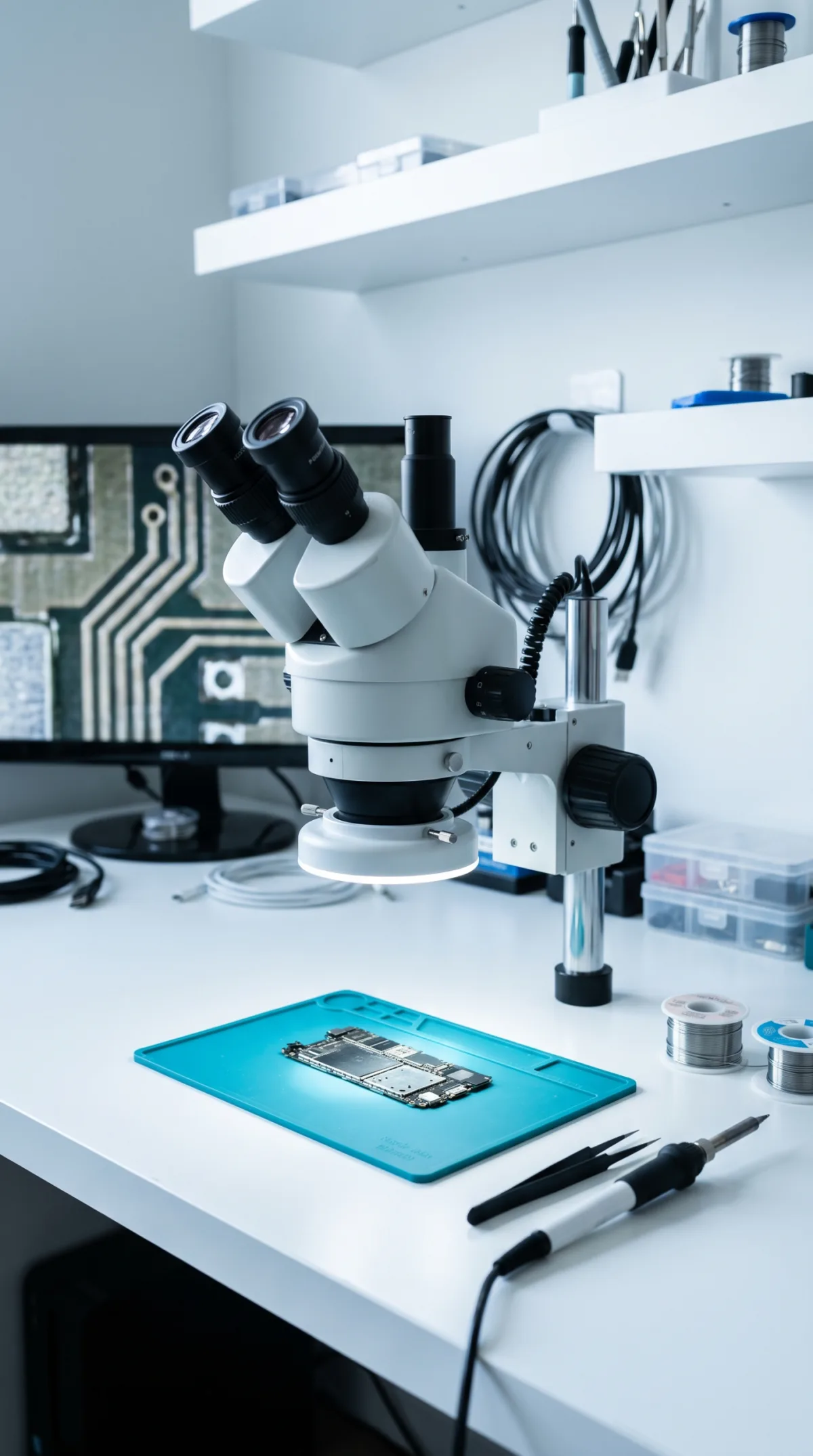 Zertifizierte Meisterwerkstatt mit Reinraum-Arbeitsplätzen und modernster ESD-Schutzausrüstung für kompromisslose Qualität.